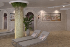 Visegrád Termál Hotel Szálloda Medence tér