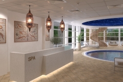 Visegrád Termál Hotel Szálloda Medence tér