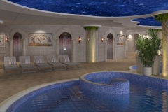 Visegrád Termál Hotel Szálloda Medence tér
