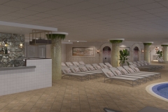 Visegrád Termál Hotel Szálloda Medence tér